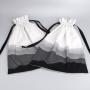 Custom Full Color Digital Printing Cotton Fabric Gift Dust Drawstring Bag Shopping Bag Packaging Canvas Pouch