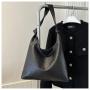 Europe and the United States fashion high quality retro bag women's bag 2024 new niche design pu single shoulder armpit bags