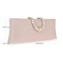 High Quality Pink Square shiny Crystal Clutch Bag High Quality Diamond Sequins Dinner  Banquet Party Clutch Bag 2024