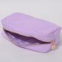 Stock Lavender S M L XL 4 Pieces No MOQ Nylon DIY Personalize Cosmetic Bag Zipper Pouch Gift for Girl Women Large Makeup Bags