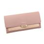 sac tendance 2024 carteras para mujer Long Tri-fold Buckle Coin Purse Wallets Solid Color Multifunction Multicard Holder Wallet