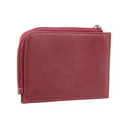 Custom Leather Zipper Wallet With Card Holders Genuine Leather Small Zipper Coin Purse