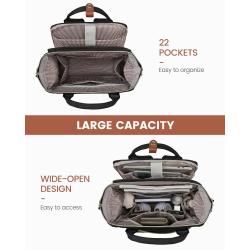 LOVEVOOK 14 15.6 17 Inch Student School Book Bags with USB Port Womens Fashion Casual Waterproof Laptop Backpack for Woman Girls