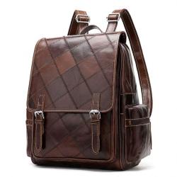 Full Grain Cow Hide Genuine Leather Women's Backpack