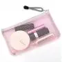 Gelory Custom Color Makeup Bag Travel Cosmetic Pouch Bag Zipper Nylon Mesh Make Up Organizer Bag