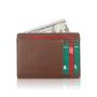 Slim minimalist leather small credit card wallet pu card case wallet thin card holder