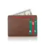 Slim minimalist leather small credit card wallet pu card case wallet thin card holder