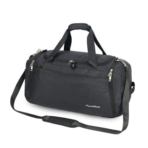 Gelory Sports Gym Bag With Wet Shoes Compartment Travel Duffel Bag Outdoor Totes Foldable Sports Duffels Gym Bag