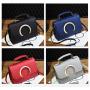 ZR786 Woman PU Retro Bag Daily Life Girl Horizontal Color Block Square Single Bag Girl Magnetic Button Underarm Versatile Bag