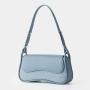 Wholesale Customize PU Leather And Trending Fabric Shoulder Bag Glossy Handbag Crossbody Bags Women's Hobo Underarm Bag