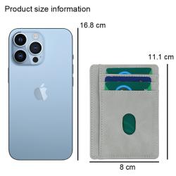 Newest Silm Small Card Case RFID Blocking Wallet Business Genuine Leather Id Credit Card Case Holder Multifunctional Wallets