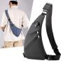 ZWY219 New Men Nylon Lightweight Chest Bag Daily Travel Work Fitness Cycling Crossbody Bag Wholesale Multi-Pocket Shoulder Bag