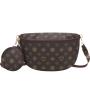 Fashion waist bag two sets 2024 custom logo crossbody bag for women Guangzhou women's new wholesale ladies shoulder bag