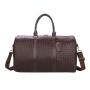 2021 Multifunctional woven pu braided leather satchels men waterproof large duffle bag travel hand bag sac de voyage