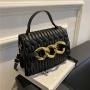 Korean Sling Solid Color Bag Women's 2022 New Chain Women's Bag Fashion Single Shoulder Messenger Small Square Bag