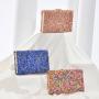 Fashionable Dinner Crystal Clutch Diamond-encrusted Ladies Evening Bag Bridesmaid Favor Bag Cosmetic Wedding Glitter Bag