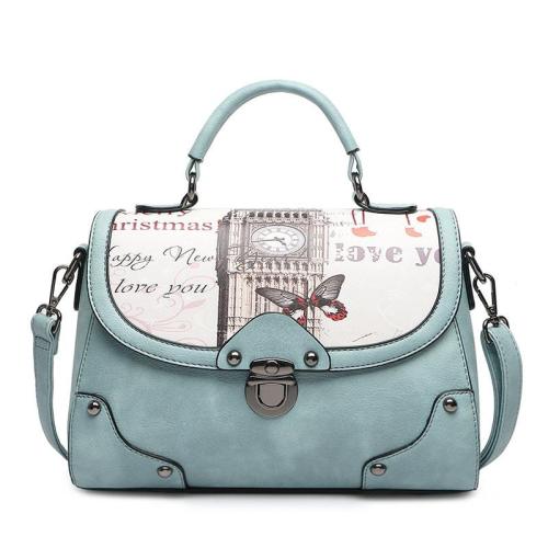 2024 Printed Flap Custom Handbag Luxury Rivet Design Handbags For Fashion Women
