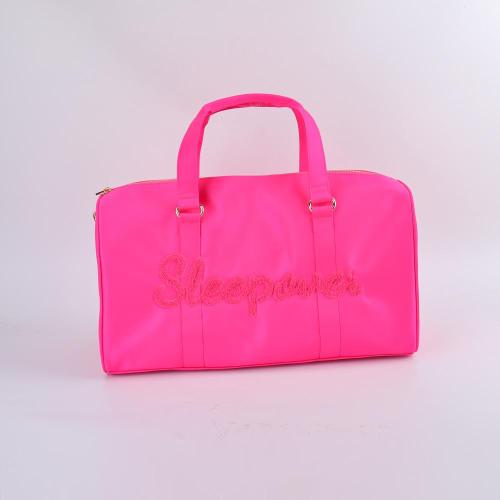 Keymay Custom Logo Sports Duffel Nylon Holdall Training Yoga Travel Overnight Shoulder Tote Gym Compartment Weekender Duffle Bag