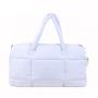 CHANGRONG Custom large capacity Women quilted puffer nylon travel duffle bag