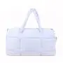 CHANGRONG Custom large capacity Women quilted puffer nylon travel duffle bag