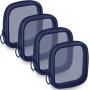 Travel Portable Nylon Mesh Toiletry Make Up Bag Zipper Makeup Pouch Mesh Cosmetic Bag
