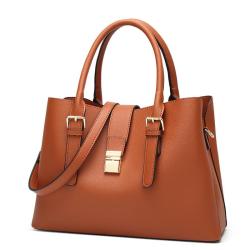 2024 Custom Vegan Leather Handbag For Ladies Women Purses With Fashion Button