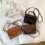 Women's diamond chain bag bolsas para mujer retro tide embroidered thread small square bag bolsos-para-mujeres-
