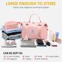 2023 LOVEVOOK 2pcs Cute Waterproof Custom Weekender Gym Overnight Duffel Bag with Toiletry Pouch Men Women Travel Luggage Bags