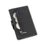 Factory direct leather metal wallet carbon fiber card holder pu leather aluminum card holder wallet