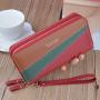 Custom Multifunctional Zippered Wallet Patchwork Color Ladies Designer Bags Whosalewomens Handbags And Purses