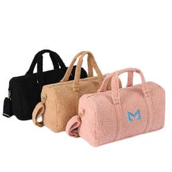 Large Personalized Women Weekend Duffle Bag Outdoor Sports Duffle Bag Sherpa Organizer Travel Bags Luggage