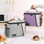 ZF058 New Waterproof Large-capacity Lunch Bag Outdoor Picnic Bag Polyester Insulation Anti-fouling Handheld Shoulder Ice Bag