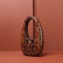 Bag 2020 Snake Pattern Oval Shape Women Soft Cow Genuine Leather Handbags