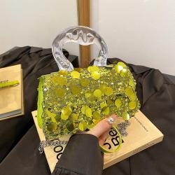 2024 New Fashion Glitter Single Shoulder Small Square Bag designer bags clutch bag women