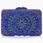 China Professional Supplier Customized Color Rhinestones Clutch Bags Dinner Party Bag  Shiny Diamond Evening Bags