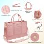 LOVEVOOK 15.6 inch Large Capacity Work Briefcase Fashion Lightweight Laptop Tote Bags for Office Women Ladies Business Handbag