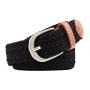 Men's stretch woven braided belt, custom canvas or leather belts for Men Casual Jeans