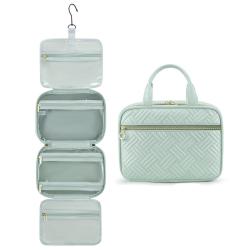 LOVEVOOK Waterproof Travel PVC Cosmetic Bags Portable Hanging Hook Bath Wash Pouch Women Toiletry Organizer Storage Makeup Bag
