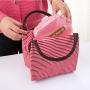 Portable Waterproof Lunch Bag Thickness Insulated Lunch Box Bag Large Capacity Zipper Picnic Handbag Women Men Kid Lonchera Sac