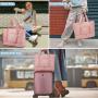 LOVEVOOK New 3 in 1 Custom Logo Pink Travelling Weekender Overnight Holdall Duffle Luggage Travel Bags For Luxury Men Women