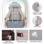 LOVEVOOK Carry on Travel Backpack Flight Approved Waterproof Travel Bag with 3 Packing Cube Luggage Weekender Overnight Backpack