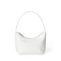 Factory Direct Selling Korean Style Handbag Silver Soft PU Leather Shoulder Fashion Solid Color Underarm Bag