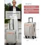 LOVEVOOK Carry On Luggage Airline Approved with TSA Lock bags Spinner Wheels large Lightweight Travel Suitcase for Men Women