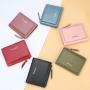 OEM062 Slim Women Wallets Leather Coin Purse Short Classic PU Leather Wallet As Gift Small ID Credit Card Holder