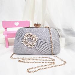 CCF514 Luxury Ladies Shoulder Handbag Evening Clutch Bag Clutch Purses for Women Ladies Glitter Rhinestone Clutch Evening Bags