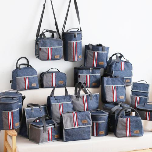 Factory Direct Sales Insulation Lunch Bag Shoulder Bag Oxford Cloth Aluminum Cooler Bag for Outdoor Picnic School