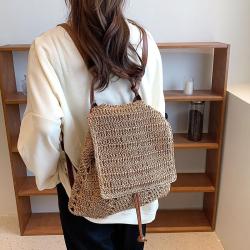 New Single Shoulder Double Shoulder Grass Woven Bag Fashion Woven Bag