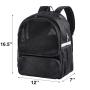 Gelory Wholesale Heavy Duty Semi-Transparent Mesh Sports Backpack Custom See Through College Student Backpack with Reflective Stripes