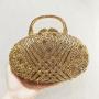 Factory luxury rhinestone bag clutch bags purse handbag wholesale diamond handmade evening bags for woman in stock