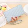 2024 new women's long wallet large capacity ladies wallet Korean style zipper clutch bag coin purse money clip